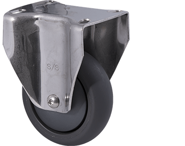 100mm Polyurethane Stainless Steel Castors - 100KG Rated
