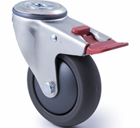 100mm Polyurethane Wheel Castors - 100KG Rated