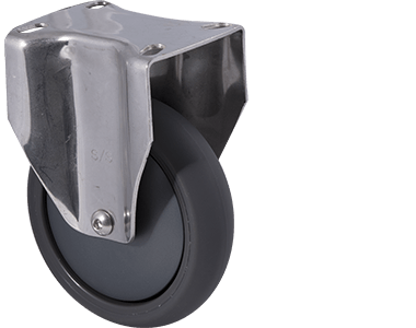 125mm Polyurethane Stainless Steel Castors - 100KG Rated