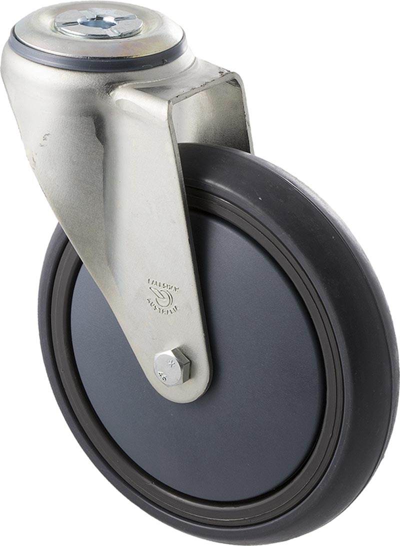 175mm Medical Castor - 200KG Rated