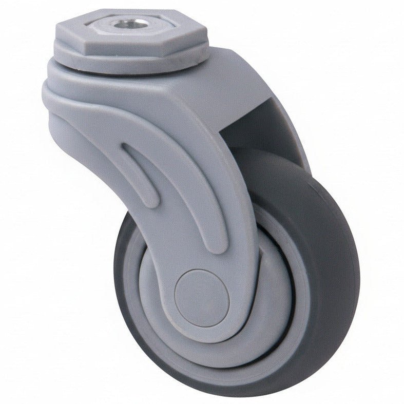 75mm Medical Bolt Hole Castors - 95KG Rated