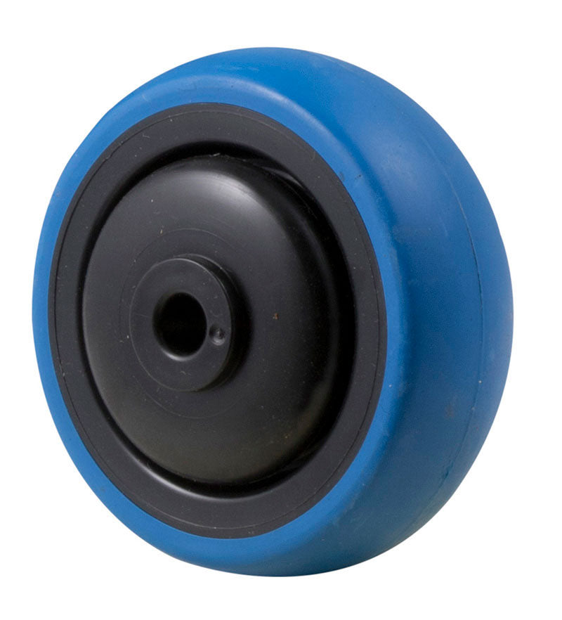 Blue Rubber Wheels Medium Duty ~ 100KG Rated