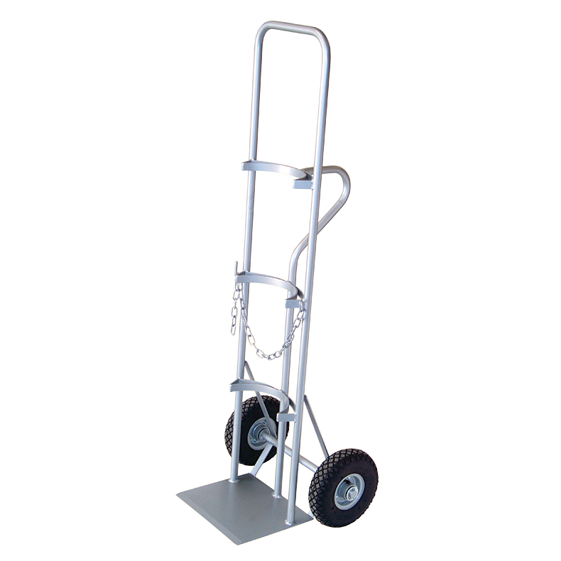 Single Gas Bottle Hand Truck NZ Made for G & F Size Cylinders 200kg – GBS57