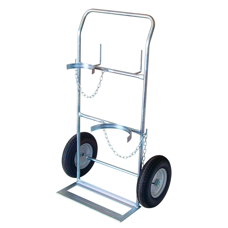 Double Gas Bottle Hand Truck NZ Made G Sized Cylinders 200kg – HDG52