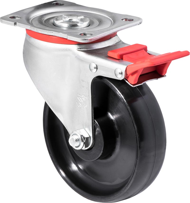 125mm Nylon Industrial Castors - 300KG Rated
