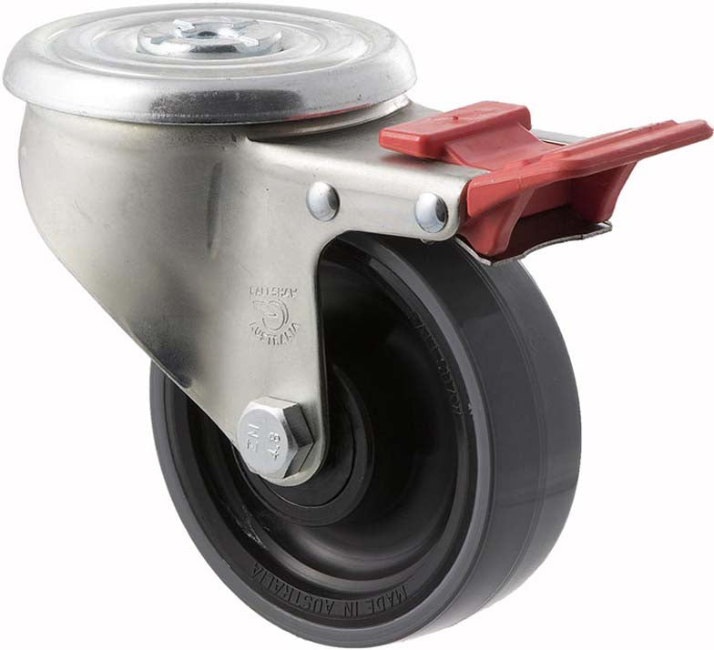100mm Polyurethane Industrial Castors - 300KG Rated