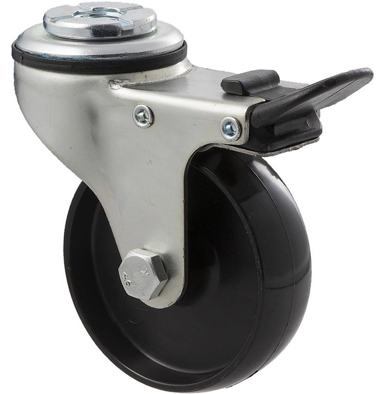 75mm Nylon Light Duty Castor - 65KG Rated