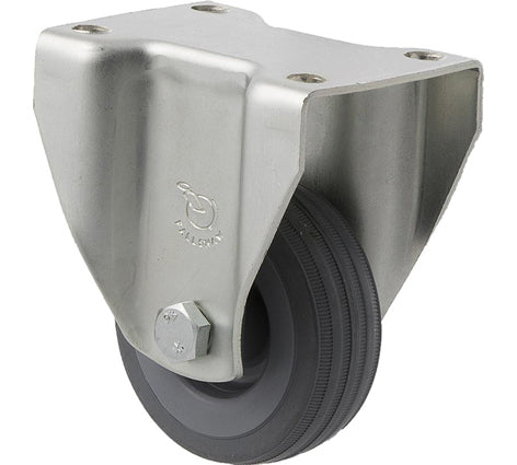 65mm  Grey Rubber Light Duty Castor - 50KG Rated