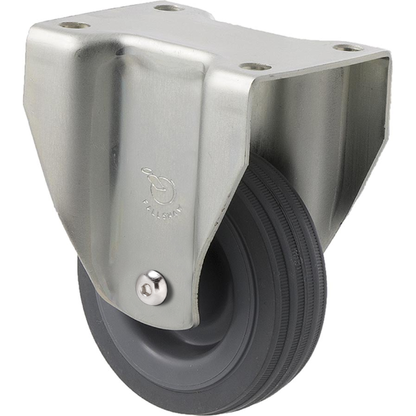 75mm  Grey Rubber Light Duty Castor - 50KG Rated