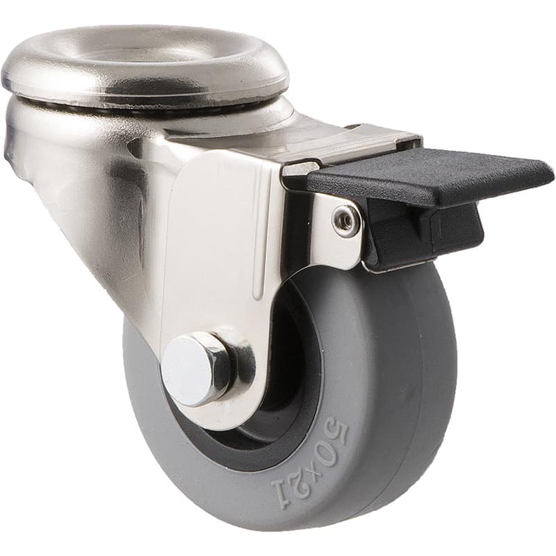 50mm Thermoplastic Wheel Castors - 30KG Rated