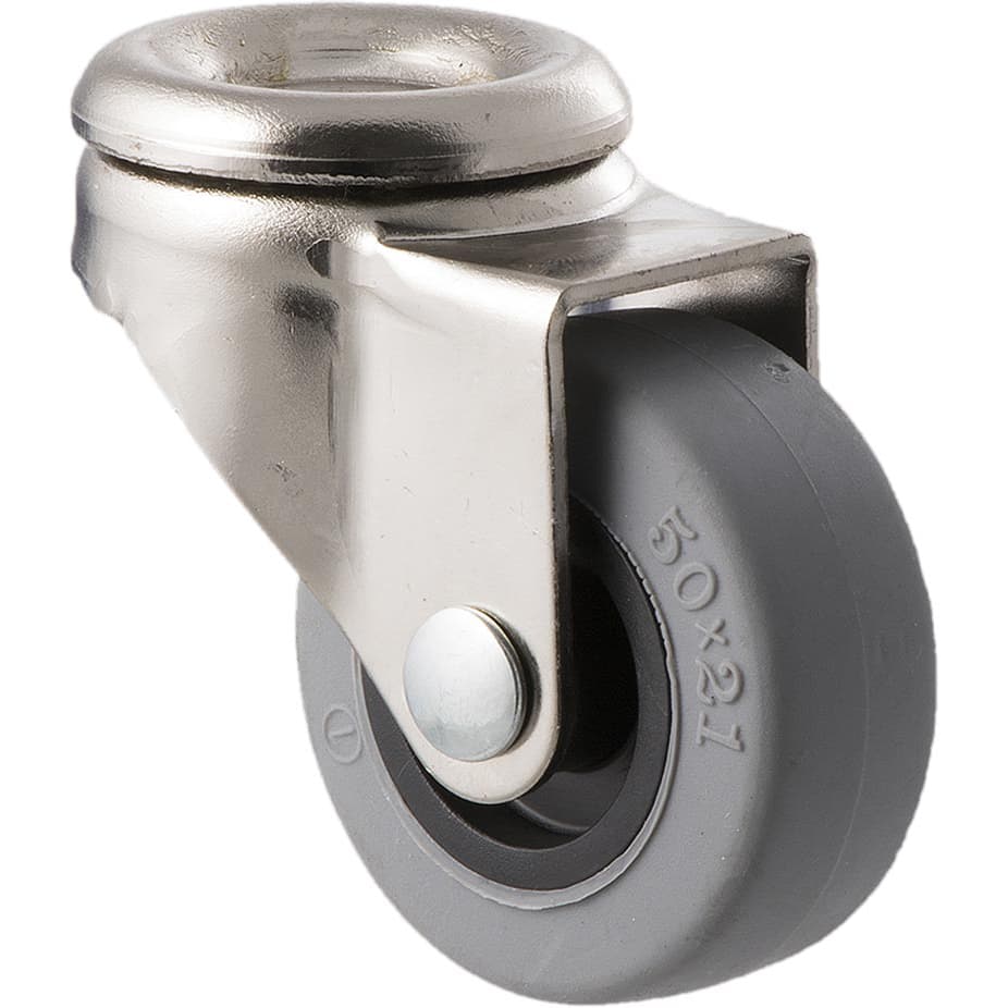 50mm Thermoplastic Wheel Castors - 30KG Rated