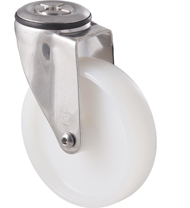 125mm Nylon Stainless Steel  Castors - 150KG Rated
