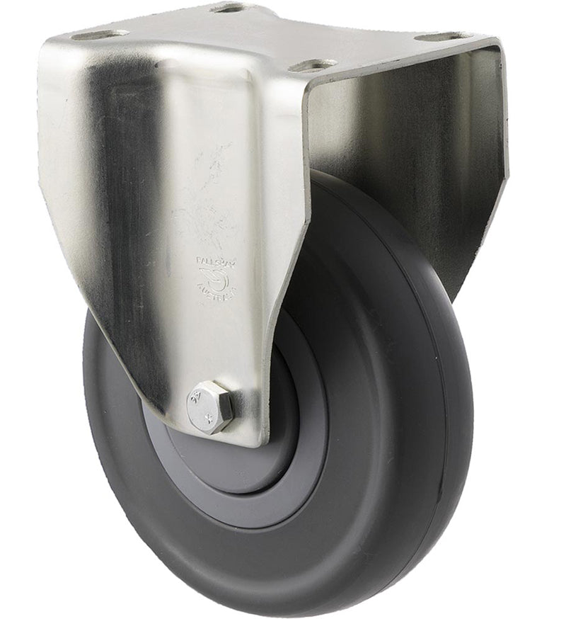 125mm Grey Rubber Wheel Castors - 150KG Rated
