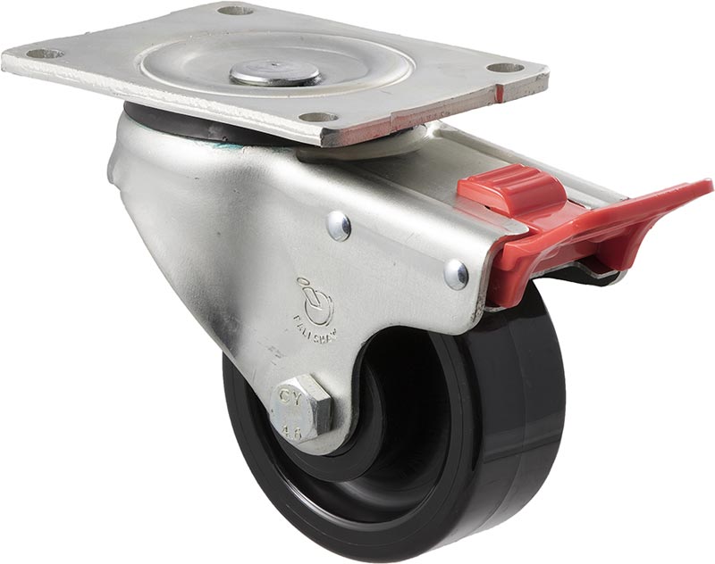 100mm Heavy Duty Industrial Nylon Castors - 350KG Rated