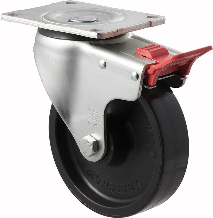 150mm Heavy Duty Industrial Nylon Castors - 450KG Rated