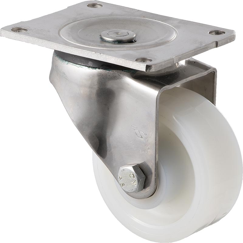 100mm Nylon Stainless Steel Castors - 350KG Rated