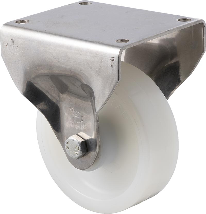 125mm Nylon Stainless Steel Castors - 380KG Rated