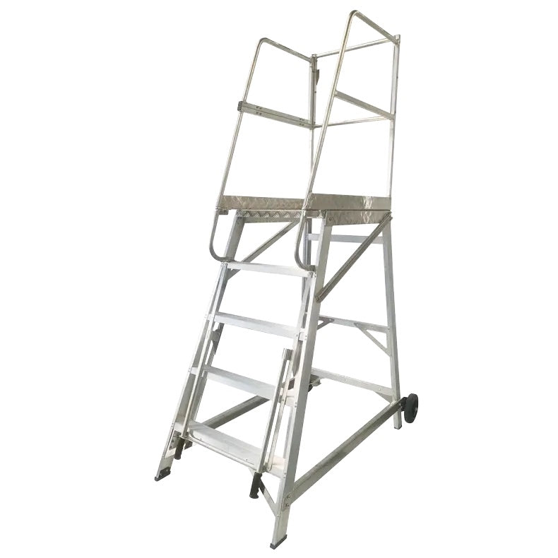 Aluminium Order Picking Platform Ladders
