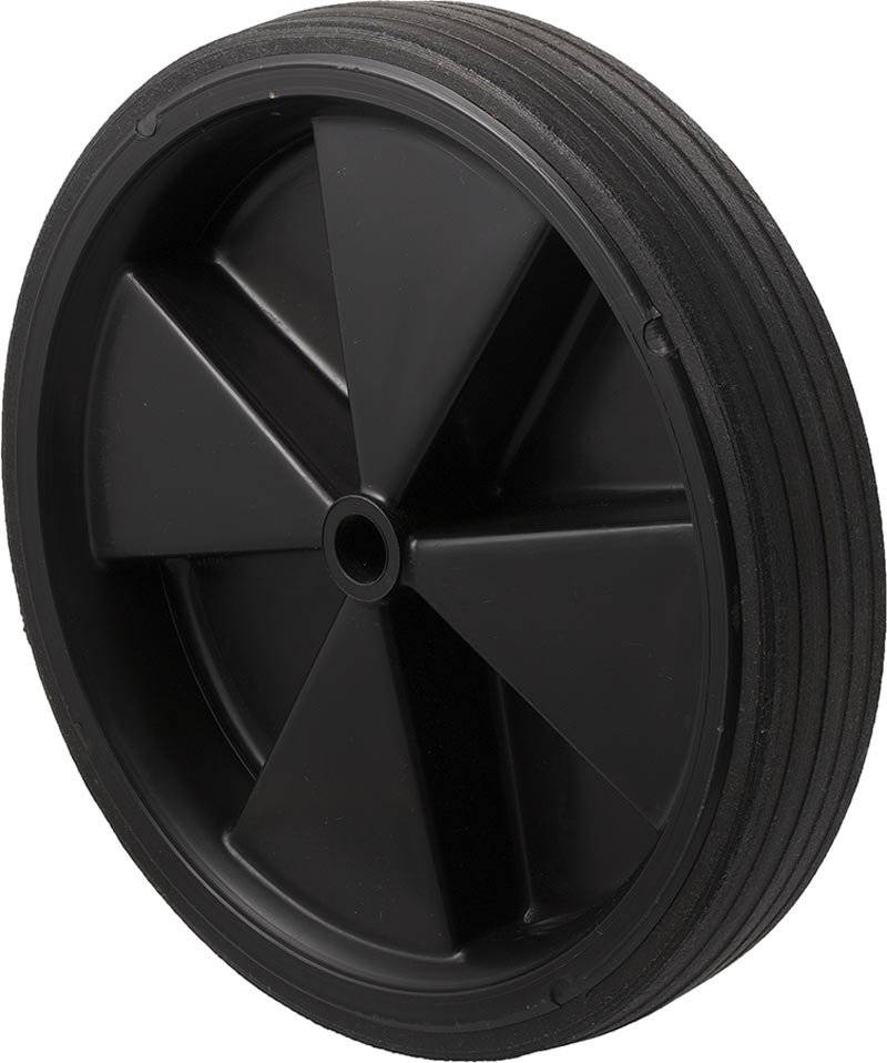 250mm Black Rubber Utility Hand Truck Wheel - PRP250