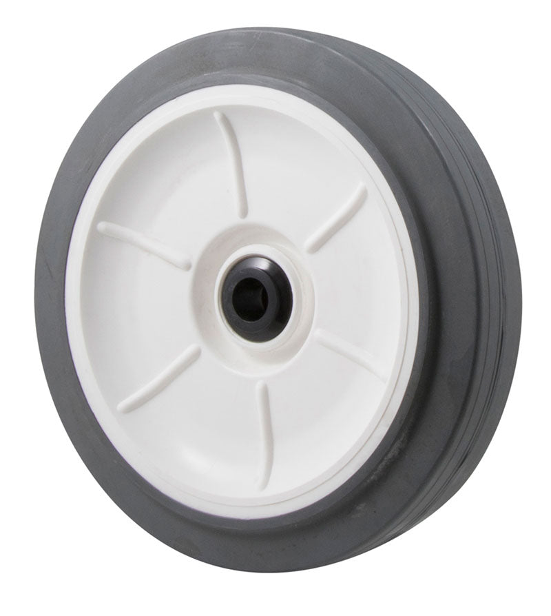 200mm Grey Rubber Utility Wheel