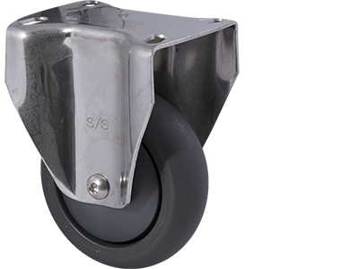 100mm Polyurethane Stainless Steel Castors - 100KG Rated