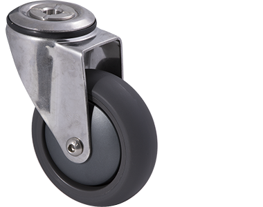 100mm Polyurethane Stainless Steel Castors - 100KG Rated