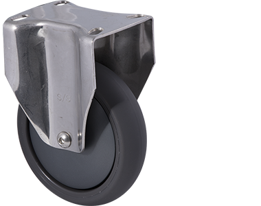 125mm Polyurethane Stainless Steel Castors - 100KG Rated