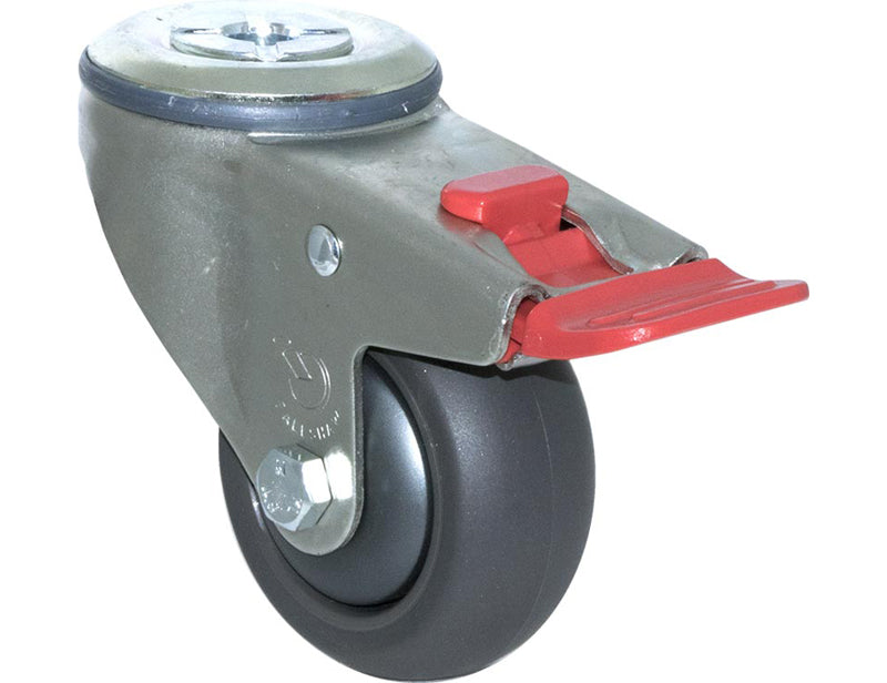75mm Polyurethane Wheel Castors - 100KG Rated