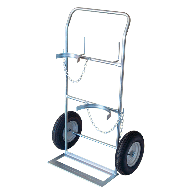 Double Gas Bottle Hand Truck NZ Made G Sized Cylinders 200kg – HDG52
