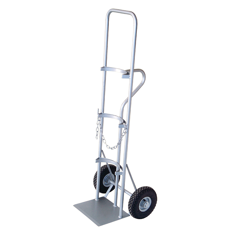 Single Gas Bottle Hand Truck NZ Made for G & F Size Cylinders 200kg – GBS57