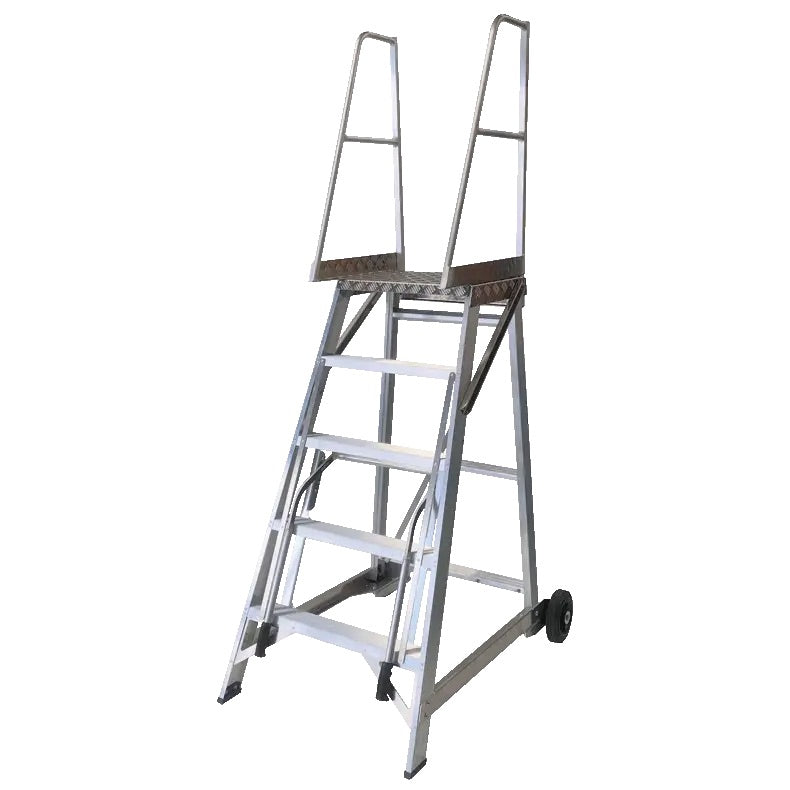 Aluminium Walk Through Platform Ladders