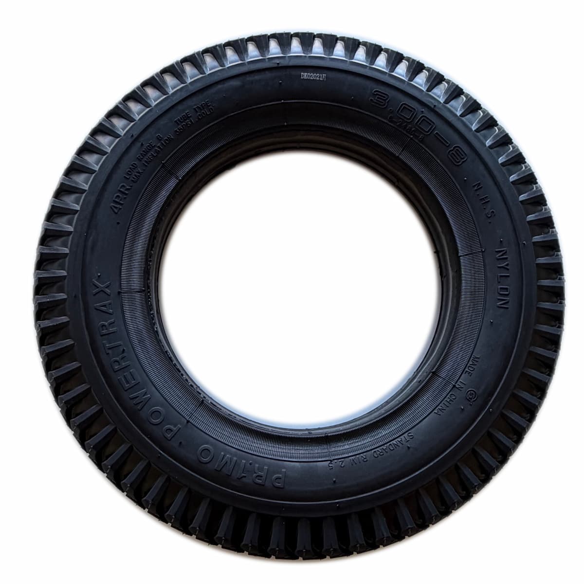 3.00 - 8 Black Non Marking Puncture Proof Tyre