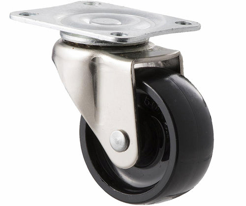 Swivel Plate Castor - 50mm Nylon Wheel