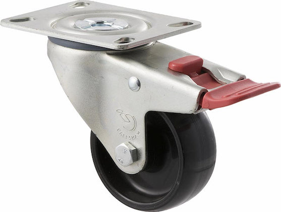 75mm Nylon Wheel Castors - 150KG Rated