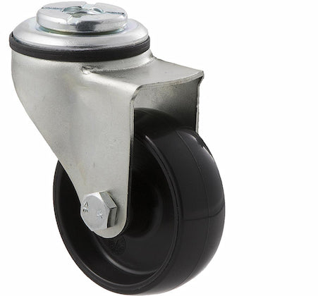 Swivel Bolt Hole Castor - 65mm Nylon Wheel