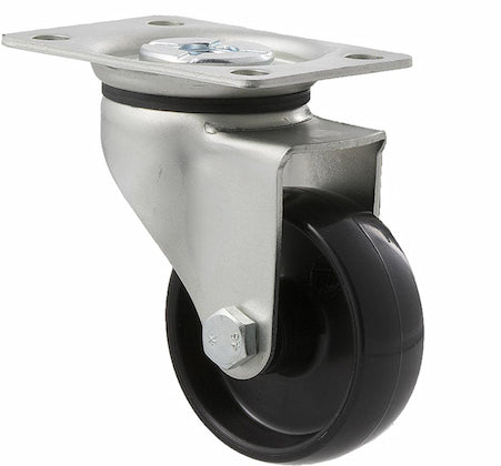 Swivel Plate Castor - 65mm Nylon Wheel