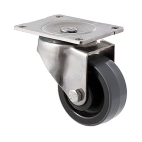 100mm Polyurethane Stainless Steel Castors - 300KG Rated