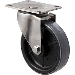 150mm Polyurethane Stainless Steel Castors - 450KG Rated