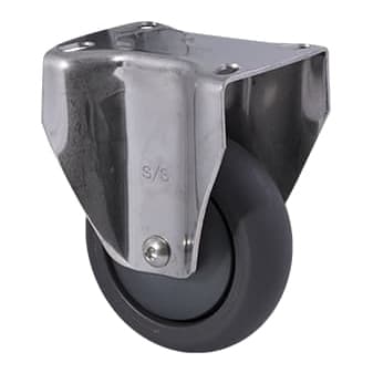 100mm Polyurethane Stainless Steel Castors - 200KG Rated